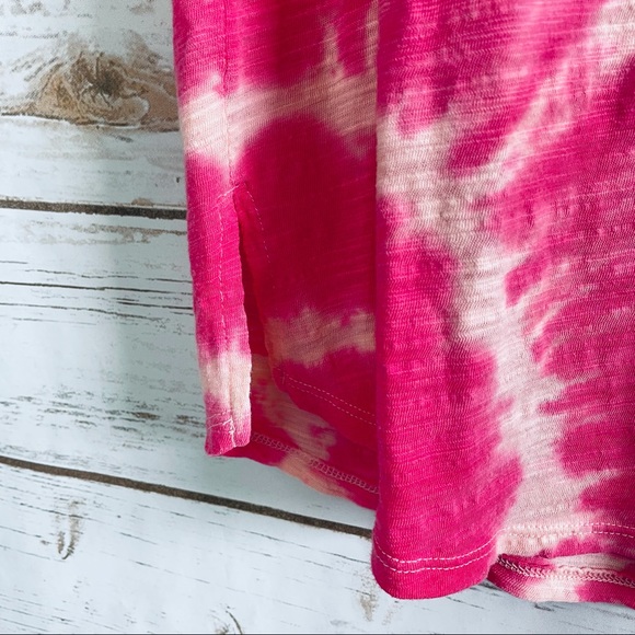 Pink | Pink tie dye tshirt - Picture 6 of 6